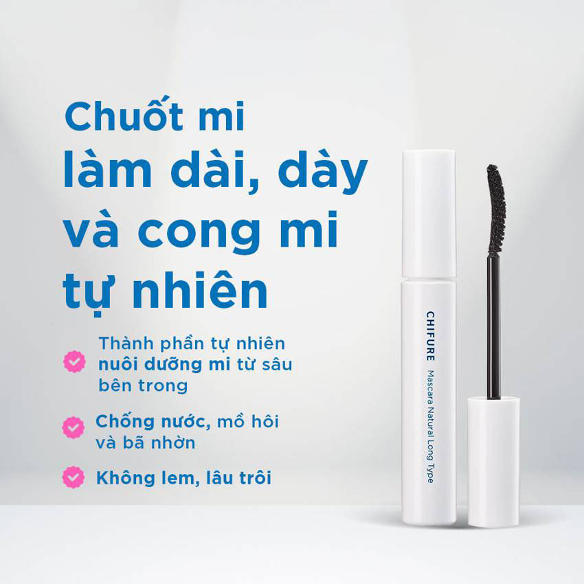 Chuốt mi Chifure Mascara Natural Long Type