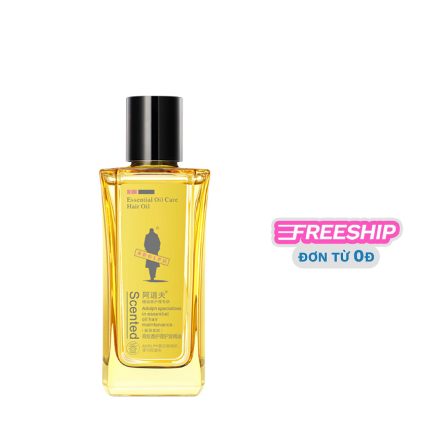 Tinh dầu dưỡng tóc suôn mượt mềm mại ADOLPH Essential Oil Scented Hair Oil (Smooth & Soft) 30ml