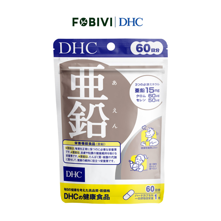 Thực phẩm bảo vệ sức khỏe DHC Zinc dạng viên uống
